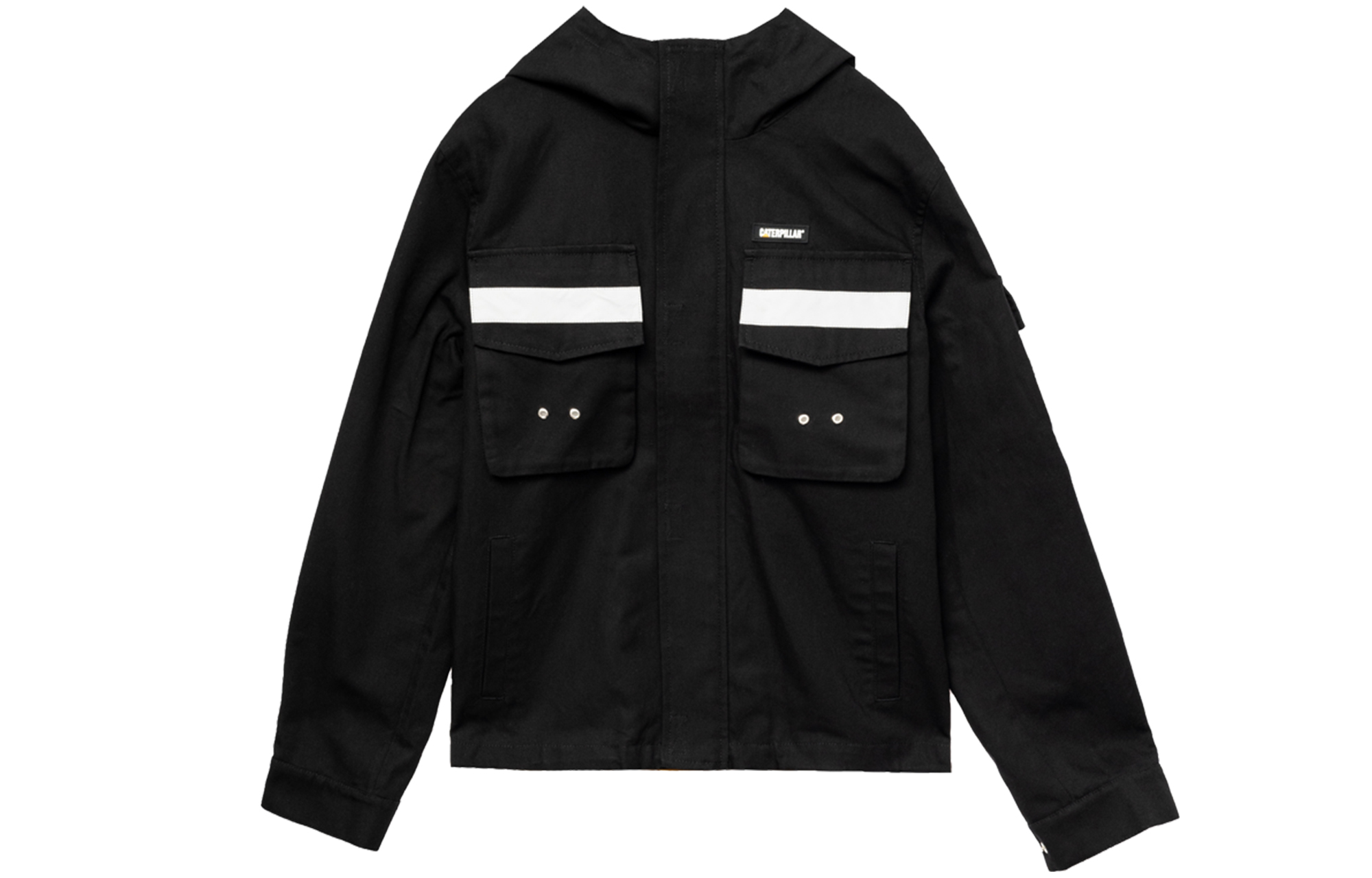 CAT Urban Soul Series Reflective Pocket Hoodie Jacket Black Unisex CI3JAN20291