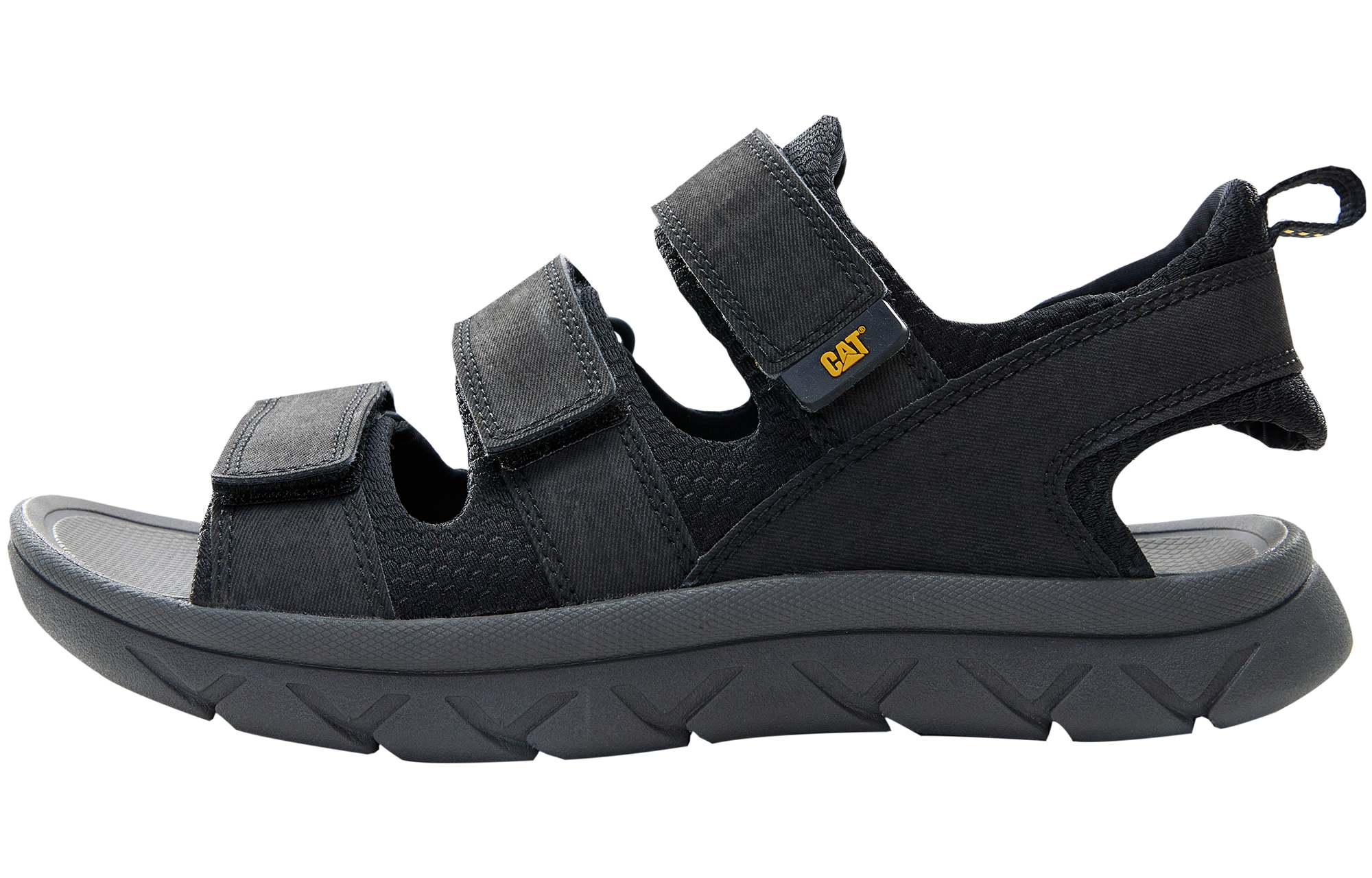 CAT Velcro Outdoor Casual Sandals 'Black' P723146K1ILC09