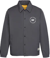 CAT Vintage American Print Button-Up Jacket Deep Gray - Long Sleeve CN1JAU11931 CAT Vintage American Print Button-Up Jacket Deep Gray - Long Sleeve CN1JAU11931