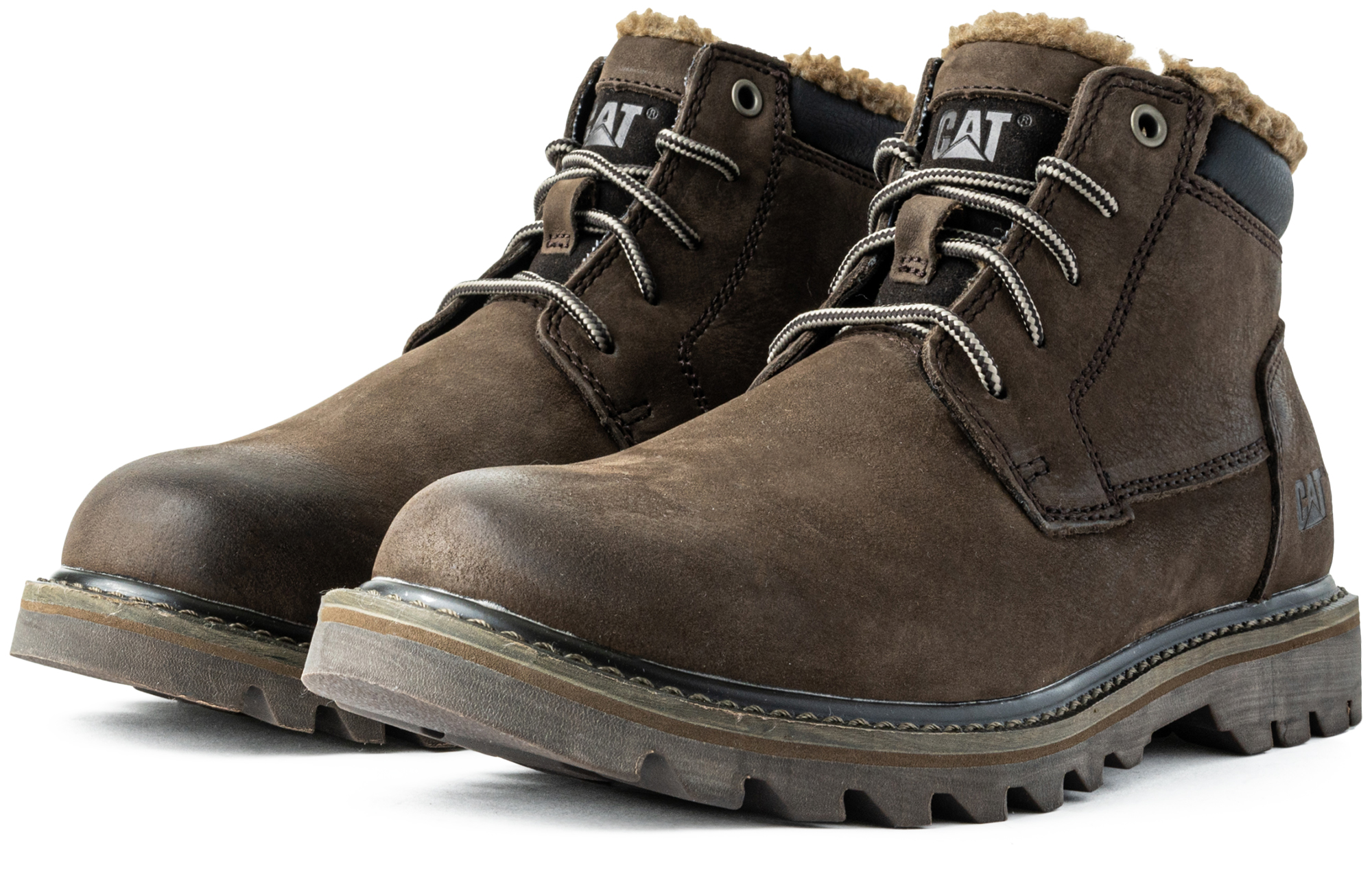 CAT Vintage Classic Fleece-Lined Short 'Dark Brown' 圖 2