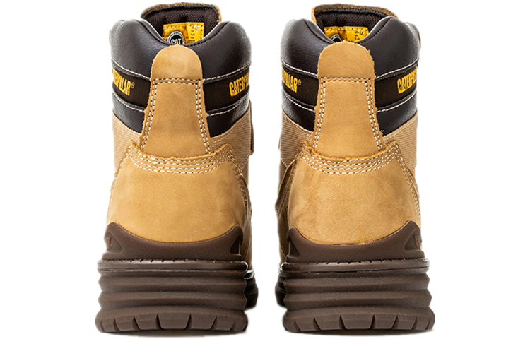 Lookbook CAT Visi-Tech Classic 'Outdoor Work Boot Brown Yellow' P723832I3BDC25