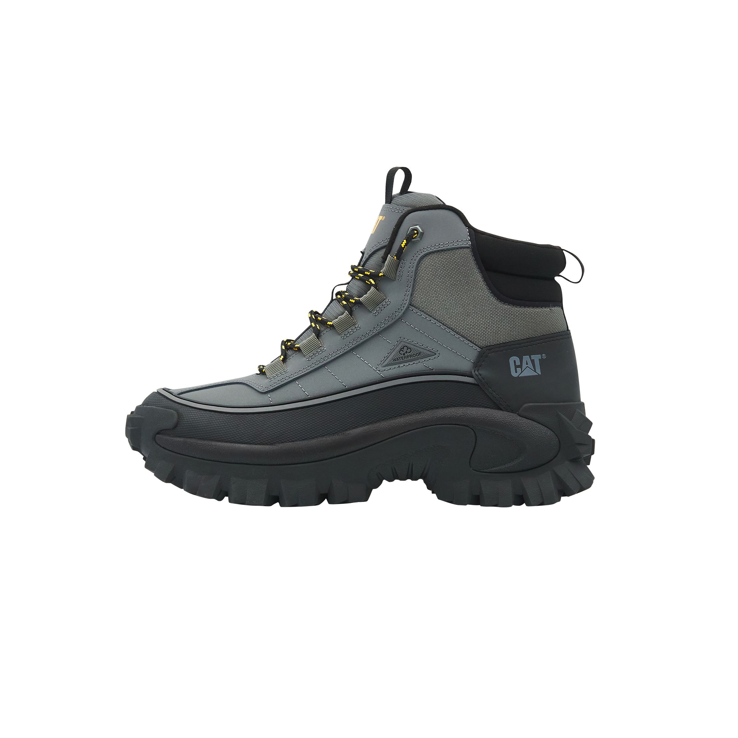CAT Waterproof High-Top Outdoor Sneakers - Casual in Gray. P111560N3ADC07