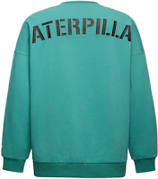 CAT x Street Dance Collab Letter Print Crewneck Sweatshirt Green - CK3SWQ26221 CAT x Street Dance Collab Letter Print Crewneck Sweatshirt Green - CK3SWQ26221