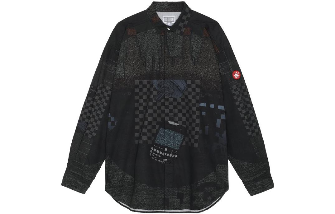 Order Cav Empt 黑色 Logo 印花翻領長袖外套 CES22SH01