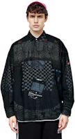 Shop Cav Empt 黑色 Logo 印花翻領長袖外套 CES22SH01