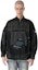 Purchase Cav Empt Black Logo Print Collared Long Sleeve Jacket CES22SH01