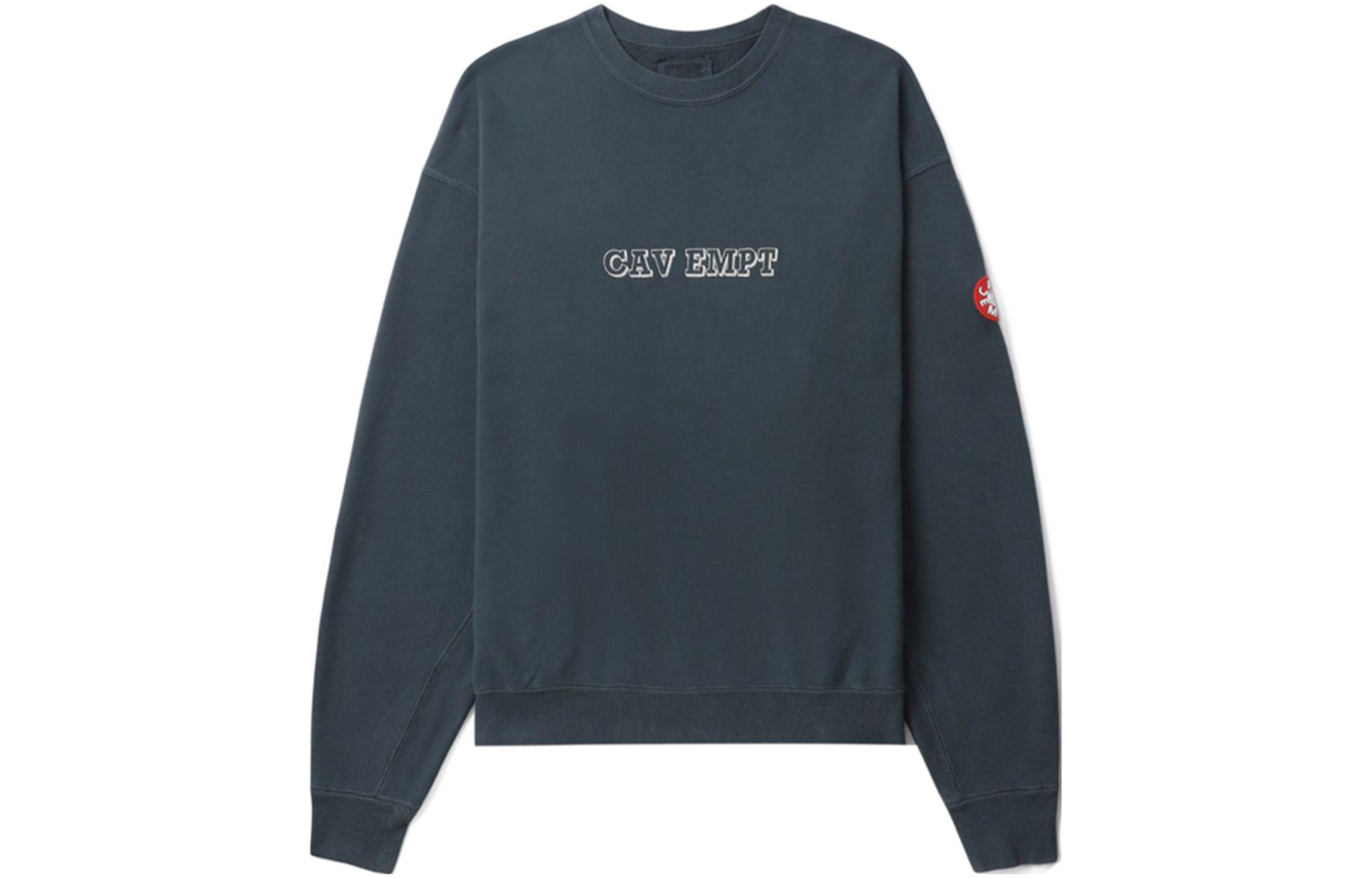 Cav Empt  Crewneck Sweatshirt with Embroidered Logo. cxesw22cs12mj