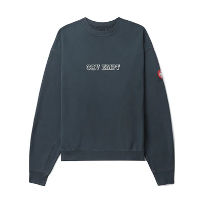 Cav Empt Crewneck Sweatshirt with Embroidered Logo. cxesw22cs12mj