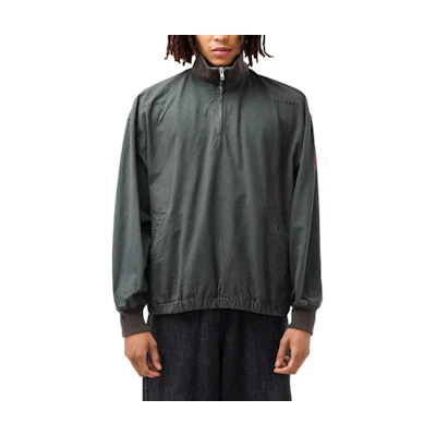 Cav Empt Green High-Neck Long Sleeve Jacket CES21JK17
