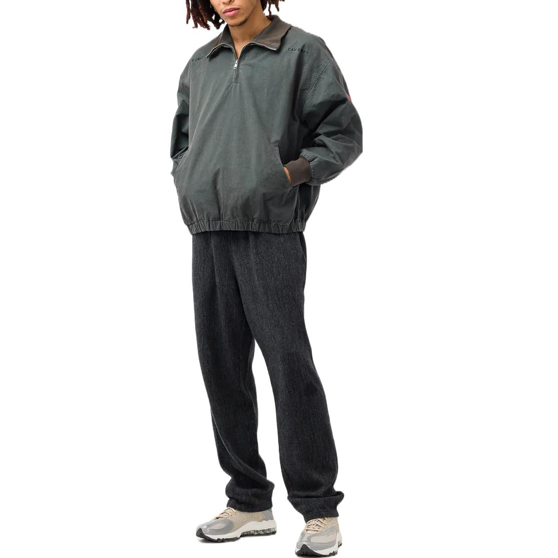 Lookbook Cav Empt 綠色高領長袖外套 CES21JK17