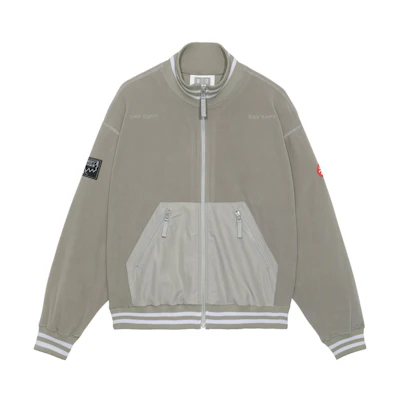Cav Empt Grey Colorblock Pattern Patch Jacket. CES23CS20-001