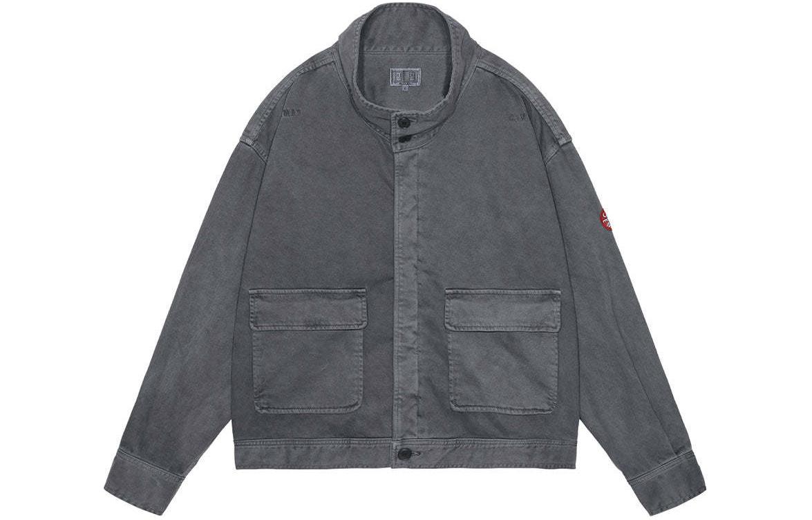 Order Cav Empt  Loose Fit Button-Up Stand Collar Jacket Charcoal Color. CES25JK12