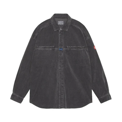 Cav Empt Solid Color Casual Long Sleeve Shirt. CES24SH04