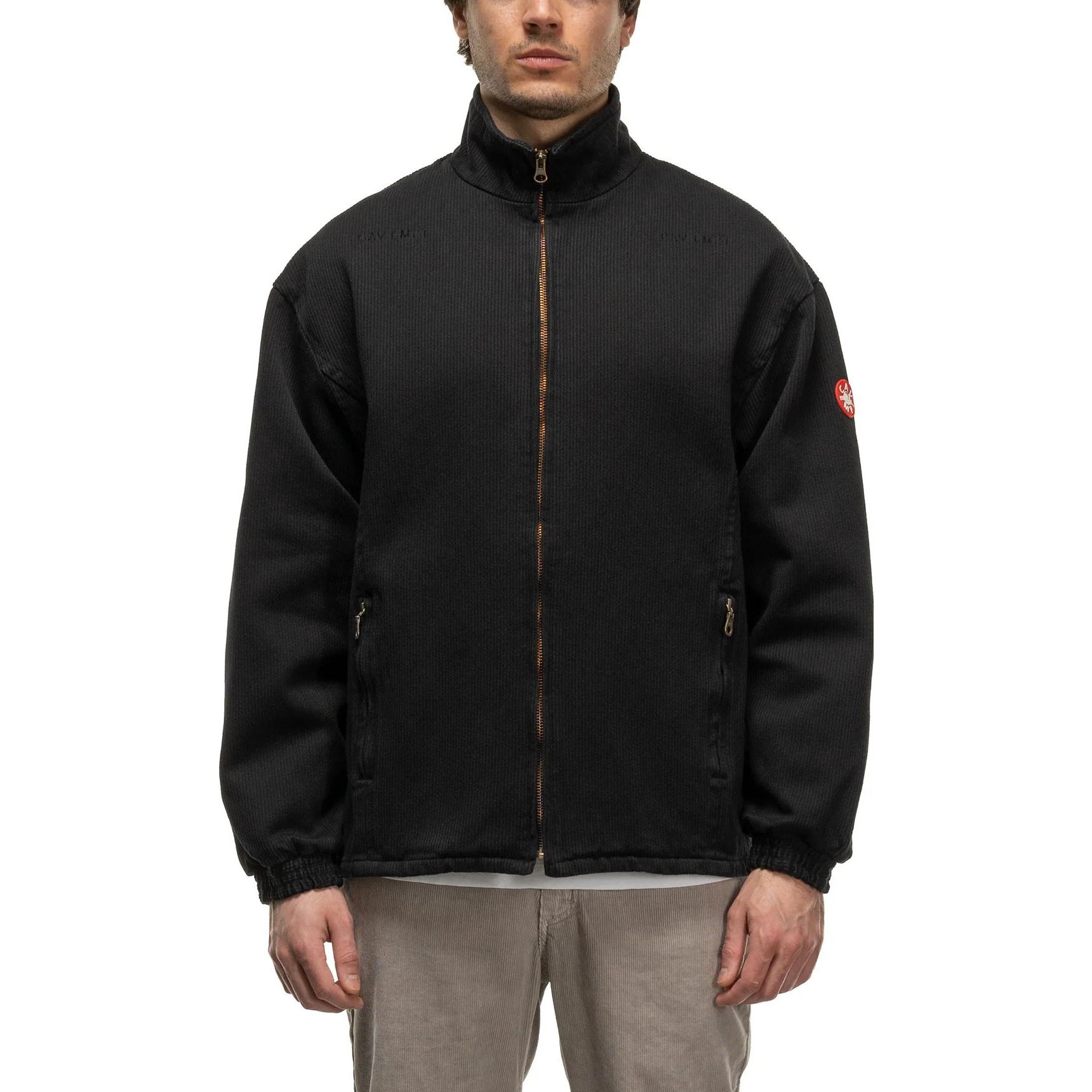Shop キャブエンプト ソリッドカラー ジップアップジャケット ブラック CES23JK08