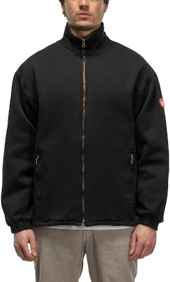 Cav Empt Solid Color Zip-Up Jacket Black CES23JK08 Shop Cav Empt Solid Color Zip-Up Jacket Black CES23JK08