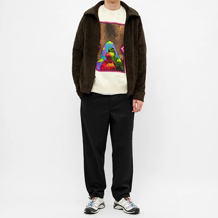 Purchase 캡엠프트 추상 그래픽 풀오버 스웨트셔츠 유니섹스 오프화이트 CES17CS01