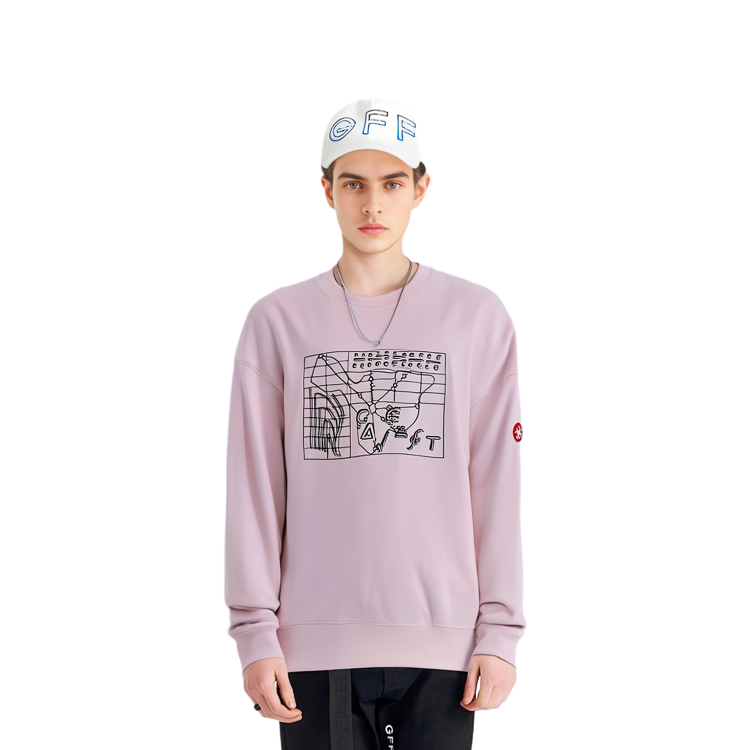 Purchase Sudadera Unisex Rosa Cav Empt con Estampado Abstracto. CES23CS08
