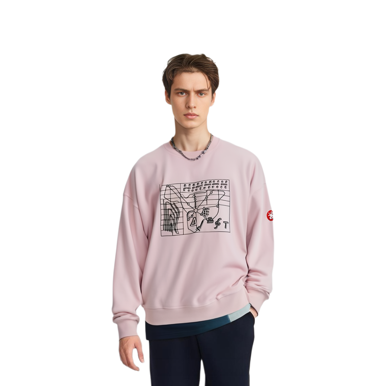 Details for Sudadera Unisex Rosa Cav Empt con Estampado Abstracto. CES23CS08