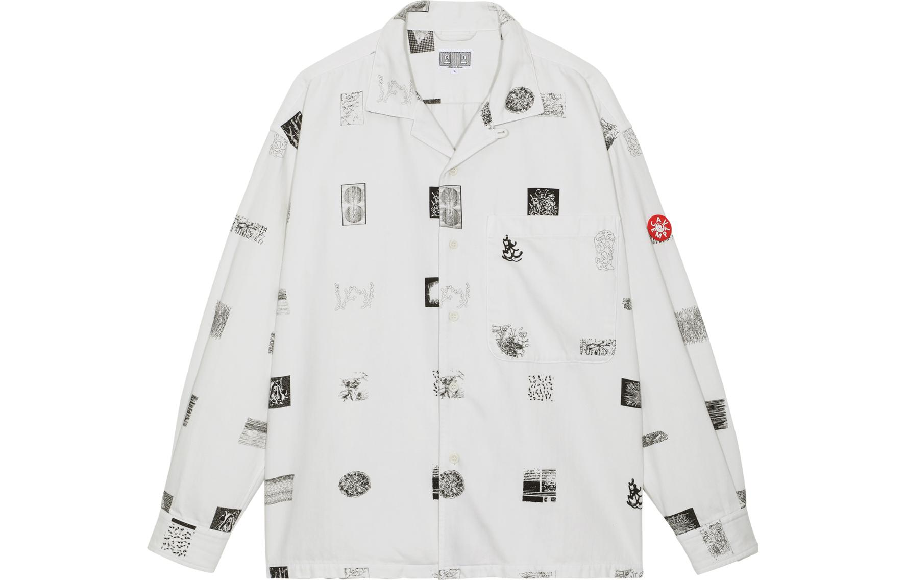 Order Cav Empt 全图案印花长袖休闲衬衫 CES23SH06