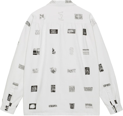 Cav Empt All-Over Graphic Print Long Sleeve Casual Shirt CES23SH06 Lookbook Cav Empt All-Over Graphic Print Long Sleeve Casual Shirt CES23SH06