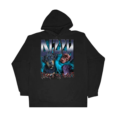 Cav Empt Animal Print Pullover Hoodie Black () CES22CS08-BLAC