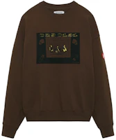 Order Cav Empt AW21 刺繡補丁男女款圓領衛衣 - 深棕色 CES20CS08