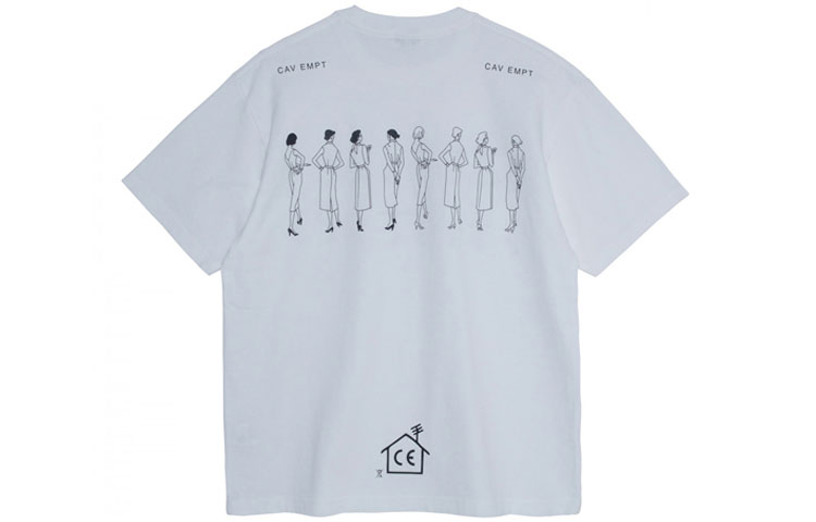 Cav Empt Back View T-Shirt - Short Sleeve Graphic Tee CES17T01