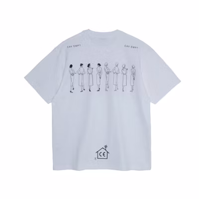 Cav Empt Back View T-Shirt - Short Sleeve Graphic Tee CES17T01