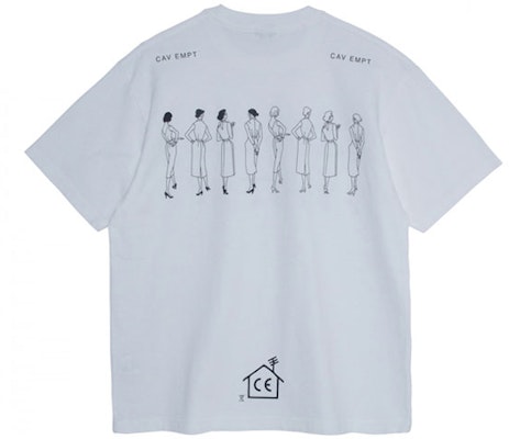 Cav Empt Back View T-Shirt - Short Sleeve Graphic Tee CES17T01 Order Cav Empt Back View T-Shirt - Short Sleeve Graphic Tee CES17T01