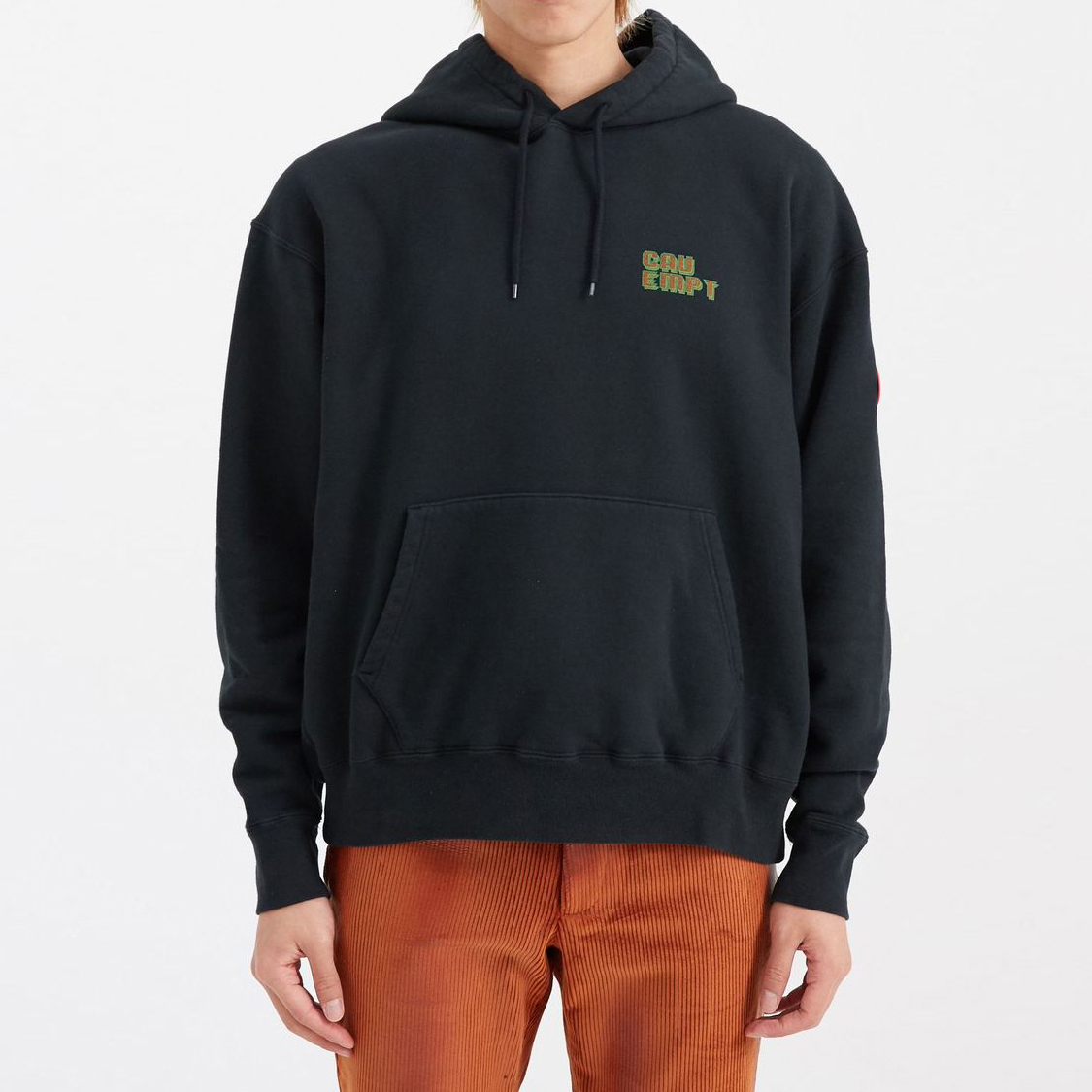 Cav Empt Black Abstract Pattern Hoodie Unisex CES18CS13 圖 4