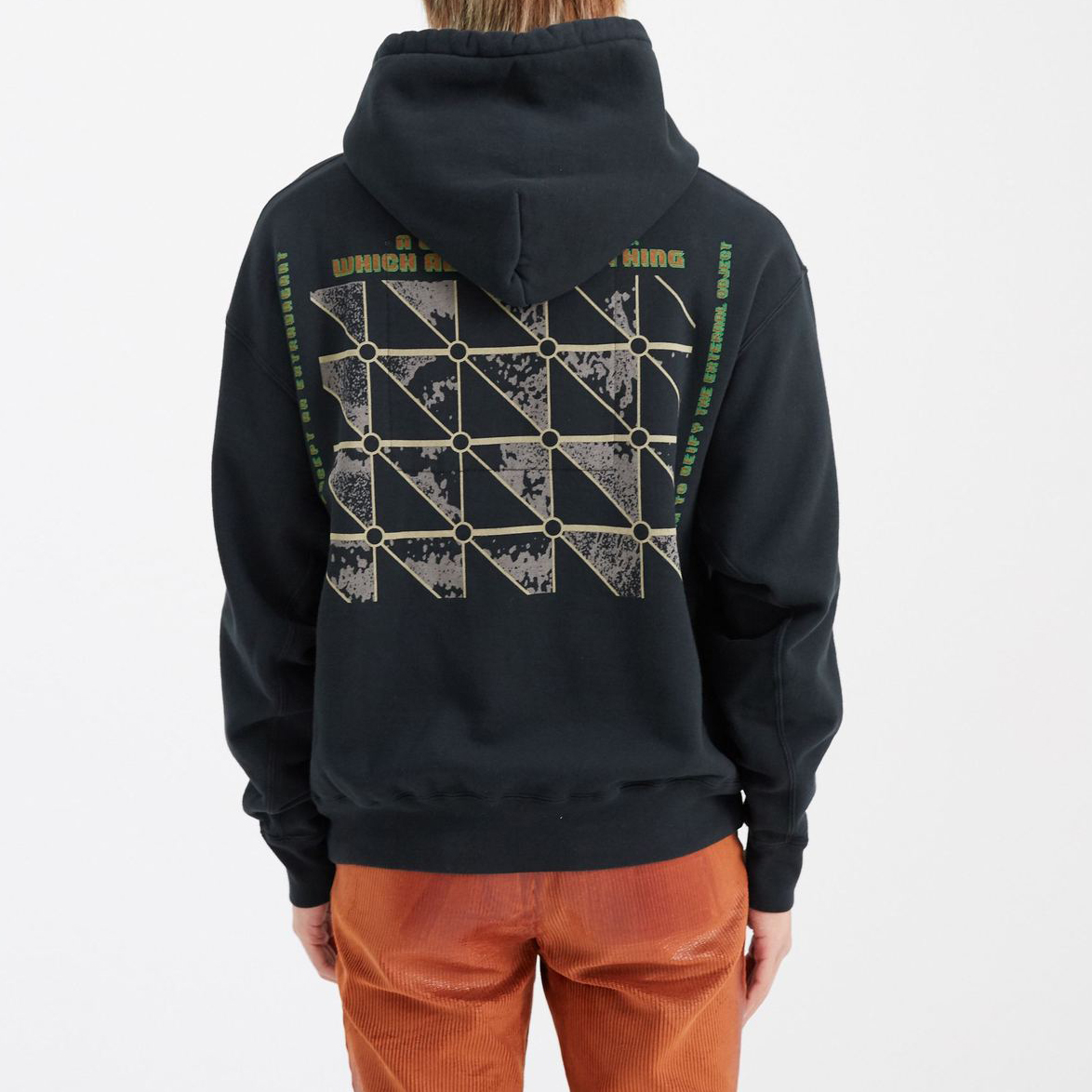 Cav Empt Black Abstract Pattern Hoodie Unisex CES18CS13 圖 5