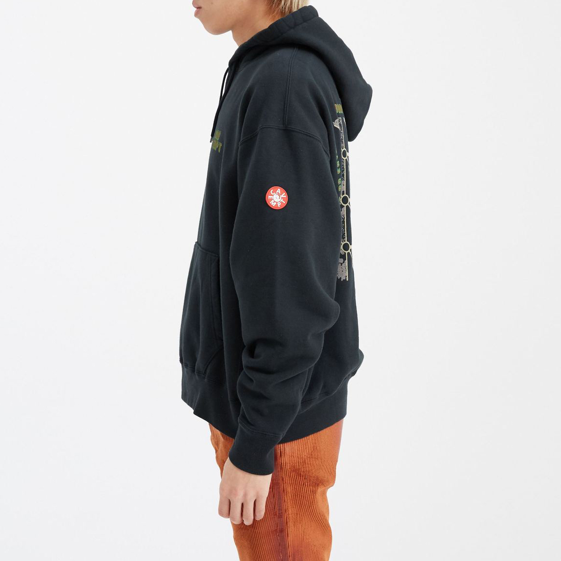 Cav Empt Black Abstract Pattern Hoodie Unisex CES18CS13 圖 6