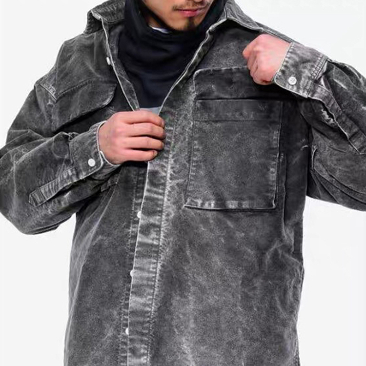 Lookbook Cav Empt 黑色漂洗牛仔外套 TBD-CE-017