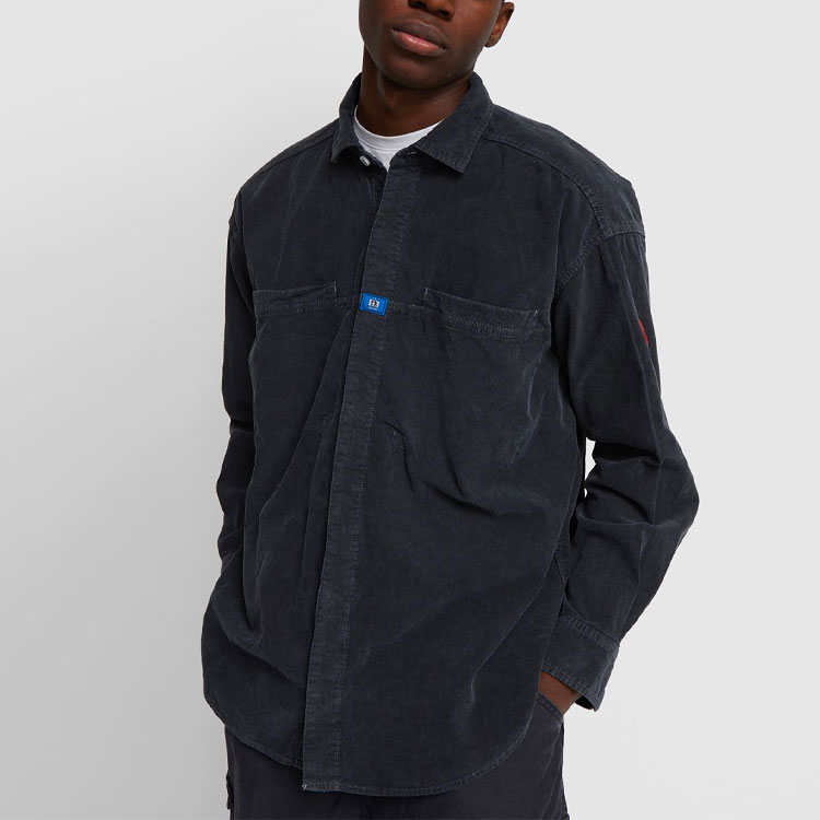 Shop Cav Empt 黑色抽繩寬鬆襯衫外套 CES18SH02-B