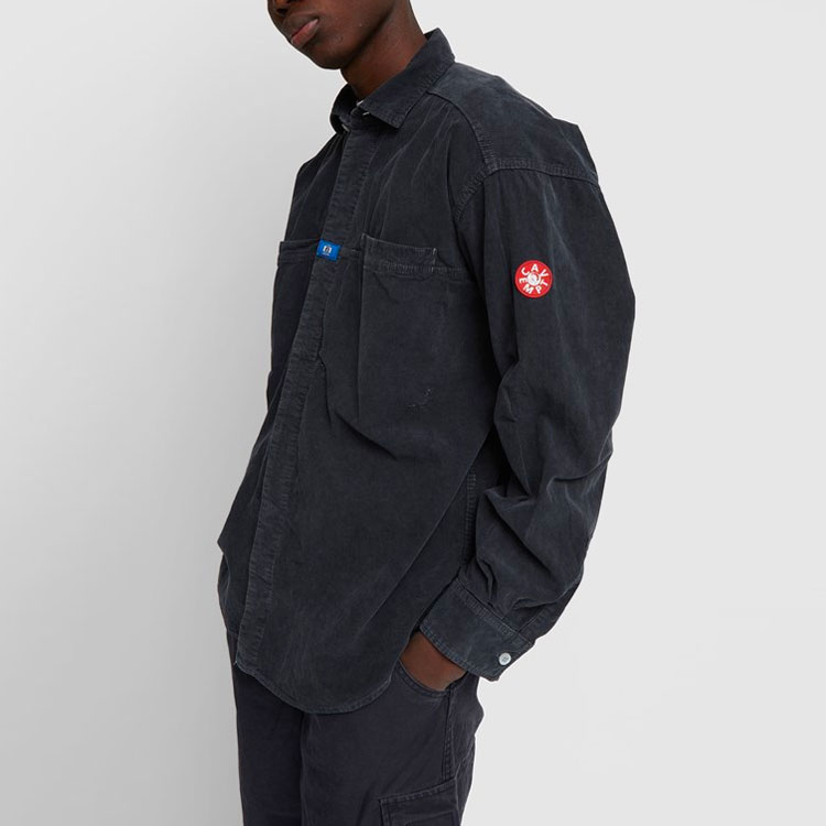 Details for Cav Empt 黑色抽繩寬鬆襯衫外套 CES18SH02-B