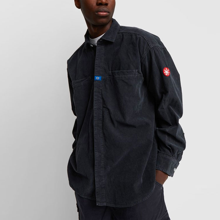 Sizing Cav Empt 黑色抽繩寬鬆襯衫外套 CES18SH02-B