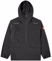 Cav Empt Black Hooded Jacket with Hidden Sleeve Zipper CES17JK16 Cav Empt Black Hooded Jacket with Hidden Sleeve Zipper CES17JK16