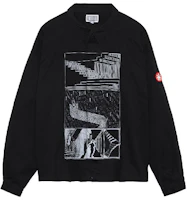Cav Empt Black Logo Stairs Graphic Long Sleeve Jacket Unisex CES20JK22 Cav Empt Black Logo Stairs Graphic Long Sleeve Jacket Unisex CES20JK22