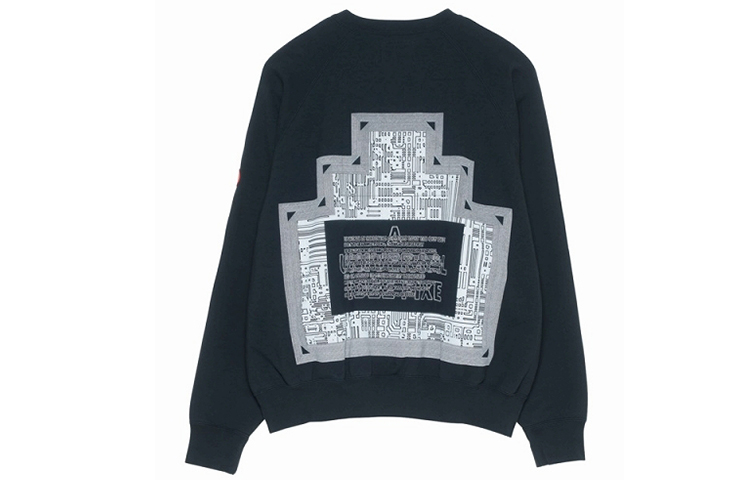 Cav Empt Black Pullover Sweatshirt Unisex "Psychic Tower" Design CES16CS06
