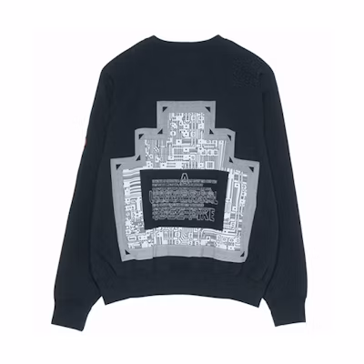 Cav Empt Black Pullover Sweatshirt Unisex "Psychic Tower" Design CES16CS06