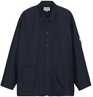 Cav Empt Black Solid Loose-Fit Coach Jacket Unisex CES19JK10 Cav Empt Black Solid Loose-Fit Coach Jacket Unisex CES19JK10