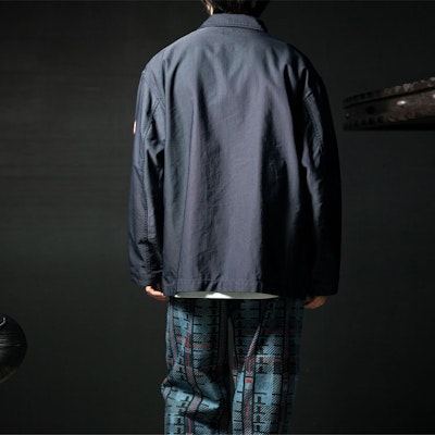 Cav Empt Black Solid Loose-Fit Coach Jacket Unisex CES19JK10 Purchase Cav Empt Black Solid Loose-Fit Coach Jacket Unisex CES19JK10