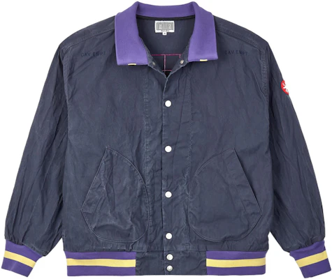 Cav Empt 藍色條紋長袖外套 背面印花 - 中性款 CES21JK06 Buy Cav Empt 藍色條紋長袖外套 背面印花 - 中性款 CES21JK06