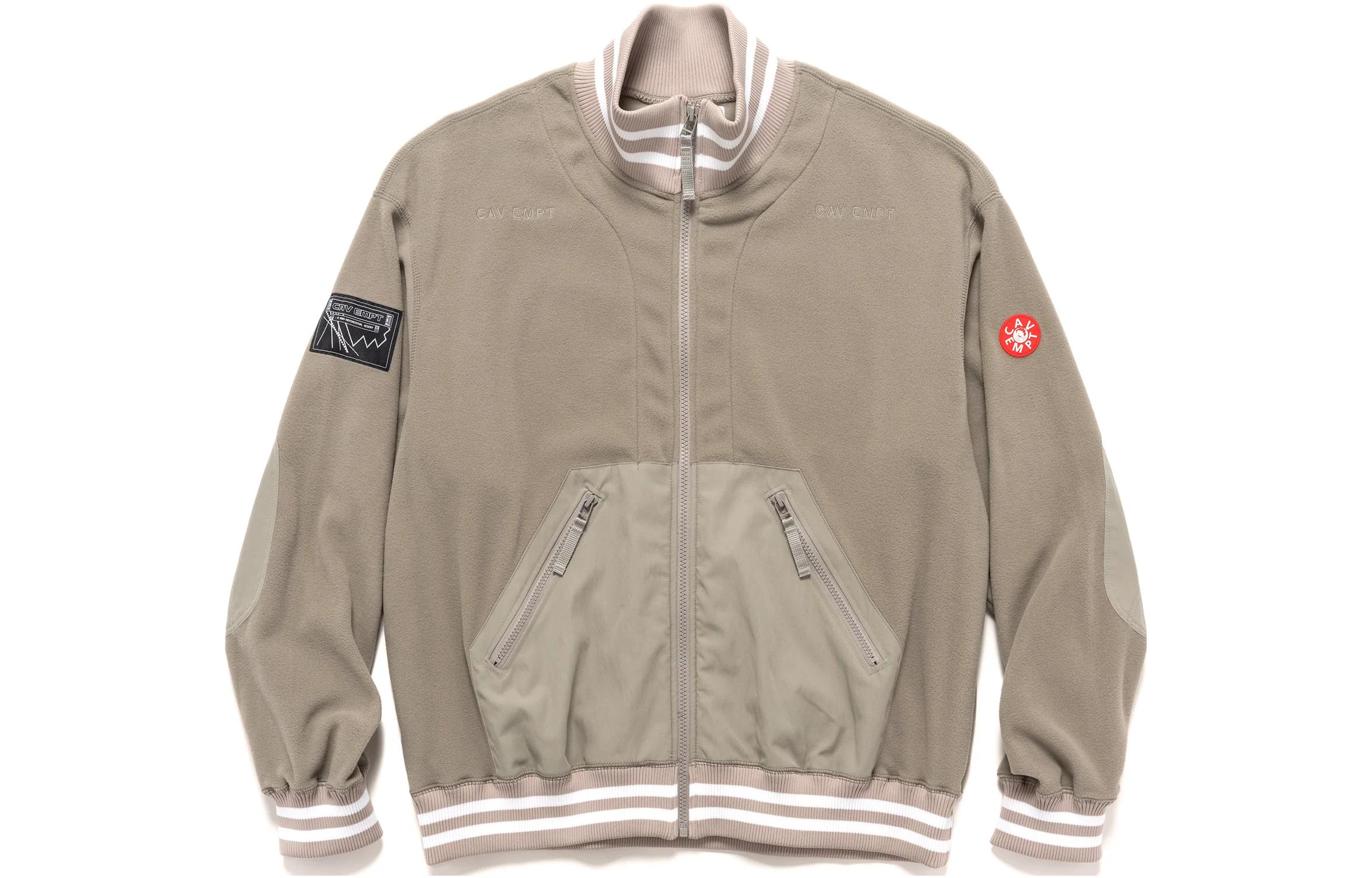 Cav Empt Brown Patchwork Pattern Jacket CES23CS20