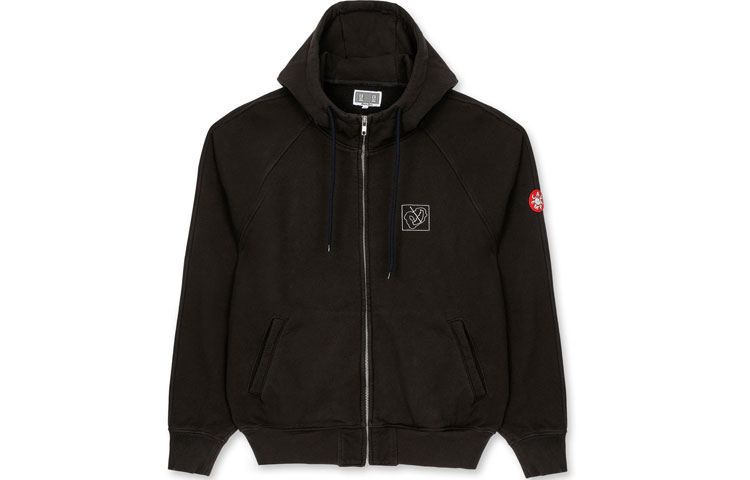 Cav Empt Brown Solid Color Cotton Hoodie Jacket CESS220144