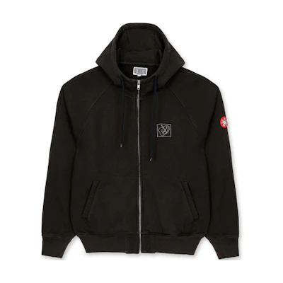 Cav Empt Brown Solid Color Cotton Hoodie Jacket CESS220144