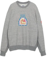 Order Cav Empt 卡通圖案灰色圓領衫男女款。 CES19CS17