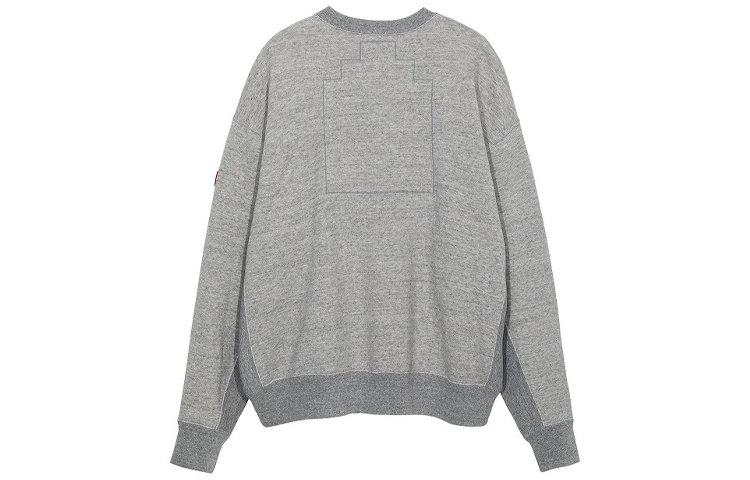 Lookbook Cav Empt Sweatshirt Unisex Abu-Abu dengan Desain Kartun Grafis. CES19CS17