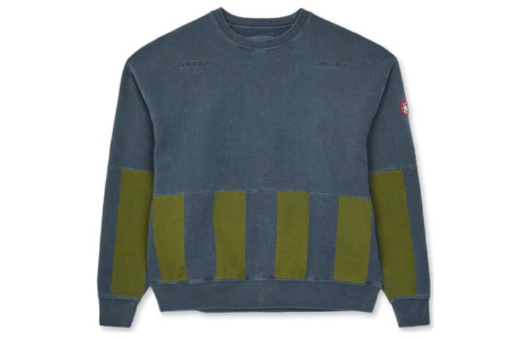 Cav Empt Colorblock Pullover Sweatshirt with Logo Blue CESS2205