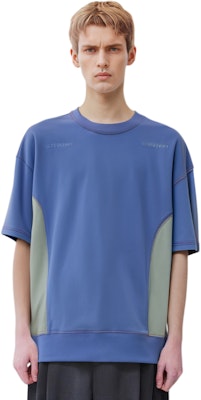 Cav Empt Colorblock Sleeve Blue T-Shirt. CES22CS07 Shop Cav Empt Colorblock Sleeve Blue T-Shirt. CES22CS07